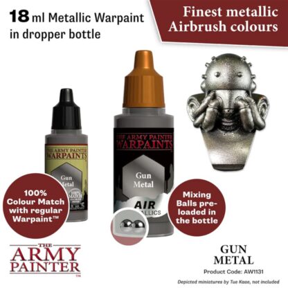 Warpaints Air AW1131 Gun Metal 18ml - Image 2