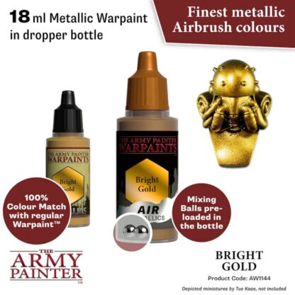 Warpaints Air AW1144 Bright Gold 18ml