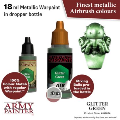 Warpaints Air AW1484 Glitter Green 18ml