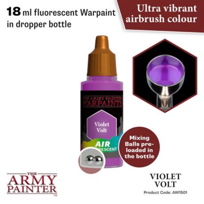 Warpaints Air AW1501 Violet Volt 18ml - Image 2