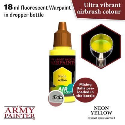 Warpaints Air AW1504 Neon Yellow 18ml