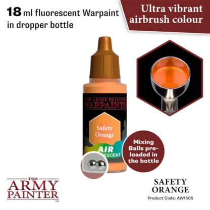 Warpaints Air AW1505 Safety Orange 18ml - Image 2