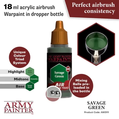 Warpaints Air AW3111 Savage Green 18ml