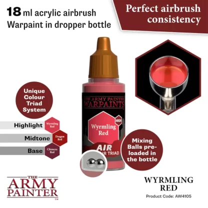 Warpaints Air AW4105 Wyrmling Red 18ml - Image 2