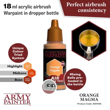 Warpaints Air AW4106 Orange Magma 18ml