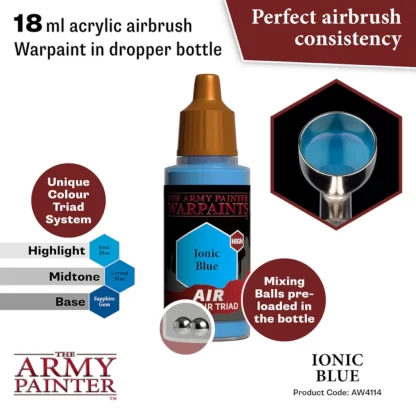 Warpaints Air AW4114 Ionic Blue 18ml - Image 2
