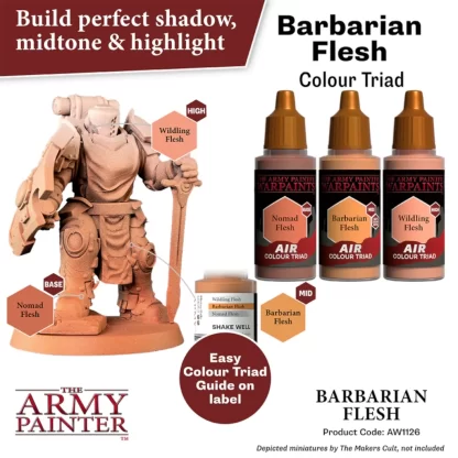 Warpaints Air Barbarian Flesh Colour Triad 3 x 18ml