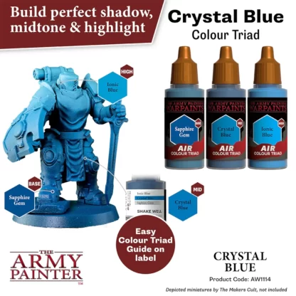 Warpaints Air Crystal Blue Colour Triad 3 x 18ml