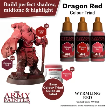 Warpaints Air Dragon Red Colour Triad 3 x 18ml