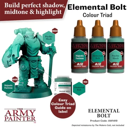 Warpaints Air Elemental Bolt Colour Triad 3 x 18ml