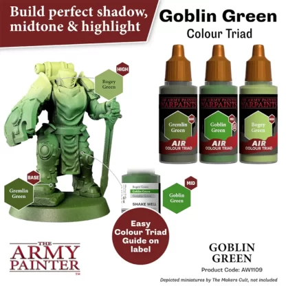 Warpaints Air Goblin Green Colour Triad 3 x 18ml