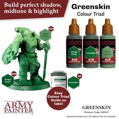 Warpaints Air Greenskin Colour Triad 3 x 18ml