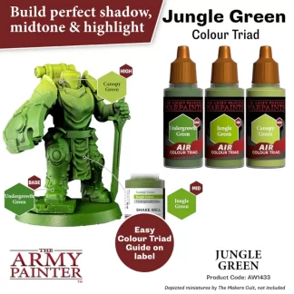 Warpaints Air Jungle Green Colour Triad 3 x 18ml