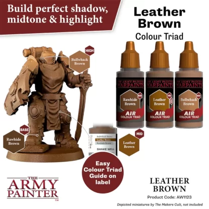 Warpaints Air Leather Brown Colour Triad 3 x 18ml