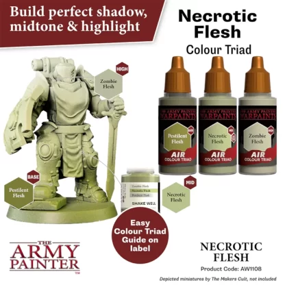 Warpaints Air Necrotic Flesh Colour Triad 3 x 18ml