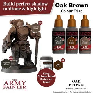 Warpaints Air Oak Brown Colour Triad 3 x 18ml