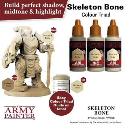 Warpaints Air Skeleton Bone Colour Triad 3 x 18ml