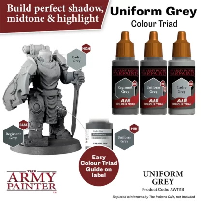Warpaints Air Uniform Grey Colour Triad 3 x 18ml
