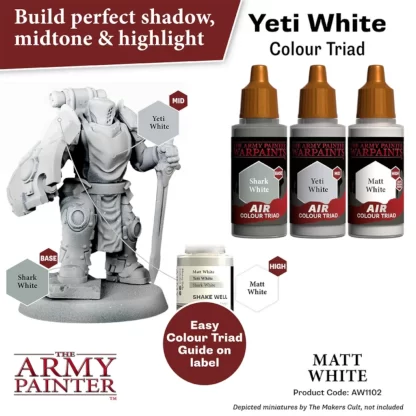 Warpaints Air Yeti White Colour Triad 3 x 18ml