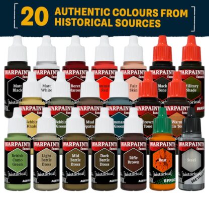 Warpaints Fanatic WP8084 WWII British Paint Set